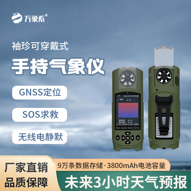 袖珍可穿戴手持氣象站——手腕上的“風云預報”